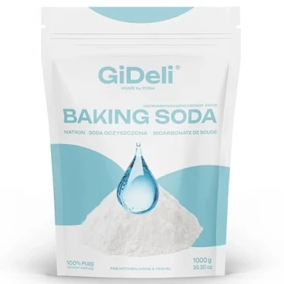 Afbeelding van Bicarbonate de Soude Ménager sodium 1kg Multi Usages Qualité des aliments PureBicarbonate Soude, sel