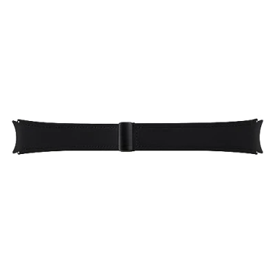 Image de Bracelet hybride en simili cuir pour Samsung Galaxy Watch Series 115 mm S/M Noir