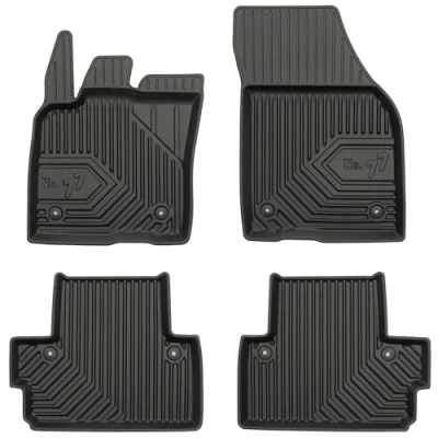 Afbeelding van M MOTOS Rubber Vloermatten voor Volvo C30 2006 2012 Verbeter uw reiscomfort met Auto No.77 Zwarte Antislip Automatten All Weather Auto&#039;s, Vuilbescherming