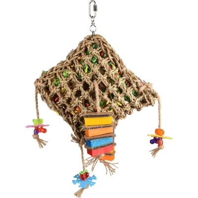 Afbeelding van Flamingo Vogelspeelgoed Net Vierkant 28x10x45 cm Multi Color
