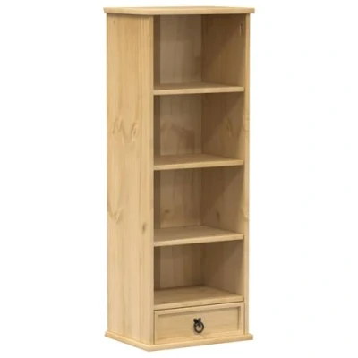 Afbeelding van Cd kast Corona 40x30x110 cm massief grenenhout