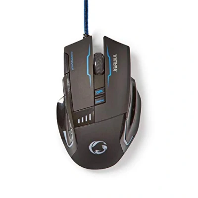Afbeelding van Nedis Gmwd300Bk Gaming Muis Met Kabel Verlicht 4000 Dpi 8 Knoppen