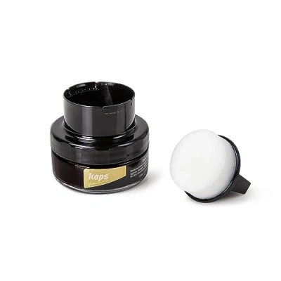 Afbeelding van Kaps Delicate Schoencrème met sponsapplicator delicaat, diep en verzorgend leerverzorgingsproduct 70 kleuren beschikbaar, 50 ml 1,70 fl.oz.
