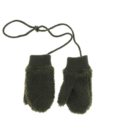 Afbeelding van Unique Living Handschoen Teddy Winter Green 18x9cm