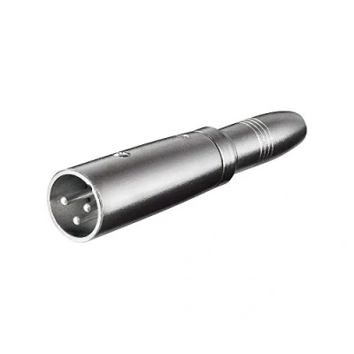 Image de AAdaptateur XLR mâle 3pins &gt; Jack 6.35mm femelle mono