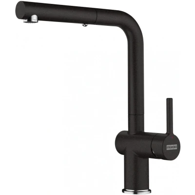Afbeelding van Franke Active L Keukenkraan Onyx met Uittrekbare Handdouche 115.0653.384