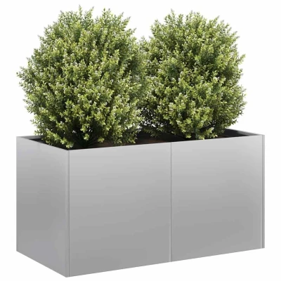 Afbeelding van Plantenbak 80x40x40 cm gegalvaniseerd staal