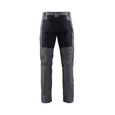 Afbeelding van Blaklader Service werkbroek met stretch 1459 1845 Medium Grijs/Zwart D108