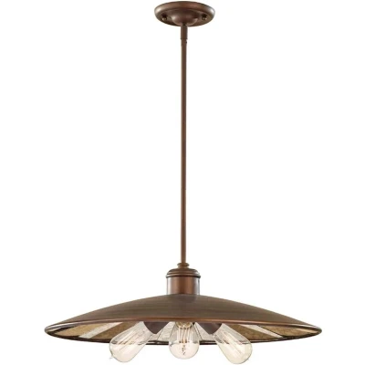 Afbeelding van Feiss LED Pendelarmatuur Urban Renewal 3X E27 Max 60W Dimbaar Astral Bronze