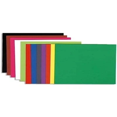 Afbeelding van Exacompta Ref. 160001E Pak van 100 harde FLASH mappen 220 g/m2 in felle kleuren 100% gerecycled en Blue Angel gecertificeerd afmetingen 24 x 32 cm voor A4 formaat 10 verschillende