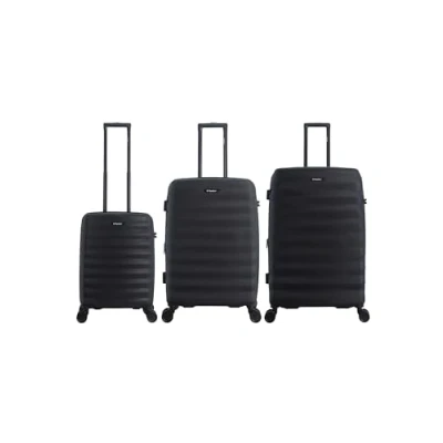Afbeelding van Saxoline Flow Harde koffer set / Trolley Reiskoffer (S/M/L) Zwart