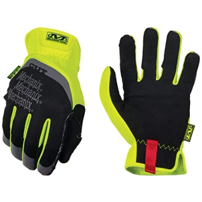 Afbeelding van Mechanix Wear SFF C91 009 FastFit E5 handschoenen (M, zwart/fluorescerend geel) snijbestendig