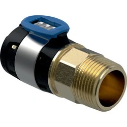 Afbeelding van Geberit FlowFit perskoppeling recht 16 x 3/4 pers buitendraad