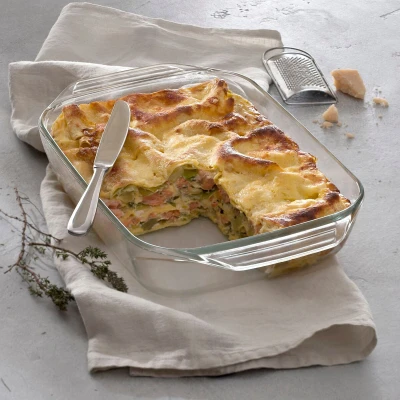 Afbeelding van Ovenschaal Pyrex Irresistible Transparant Glas Rechthoekig 39 x 24,5 6,9 cm (6 Stuks)
