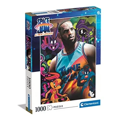 Afbeelding van Clementoni Space Jam 2 Contourpuzzel 1000 stuk(s) Kunst