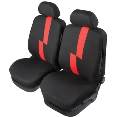 Afbeelding van START Flash 10703 Stoelhoes zwart, rood Polyester Voor