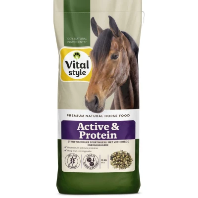 Afbeelding van VITALstyle Muesli Active &amp; Protein 15 kilogram