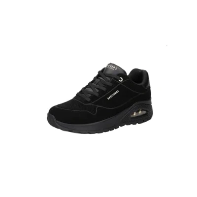 Afbeelding van Skechers Uno Rugged dames sneaker zwart Maat 36