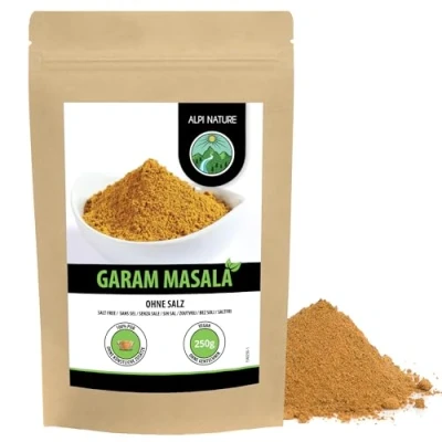 Afbeelding van Garam Masala kruidenmix (250 g), kruiden voor Tikka Masala, typisch Indiase kruidenmix, hersluitbare verpakking