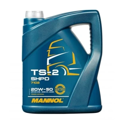 Image de MANNOL Huile moteur TS 2 20W 50 minérale ACEA E7 A3/B4 SHPD 5 L