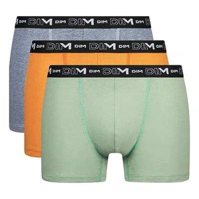 Afbeelding van Dim Boxershorts voor heren, katoen, stretch, ademend, optimale grip, 3 stuks