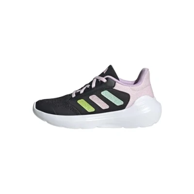 Afbeelding van adidas Performance Tensaur Hardloopschoenen voor op de weg kinderen, Maat: 36, Core black clear mint pink Textiel/ synthetisch