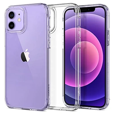Afbeelding van Spigen Ultra Hybrid Kunststof Back Cover Apple iPhone 12/12 Pro Transparant