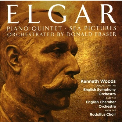 Afbeelding van English Symphony Orchestra, Kenneth Woods Elgar: Elgar Arr. Fraser Piano Quintet Sea (CD)