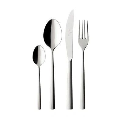 Afbeelding van Villeroy &amp; Boch Piemont Tafelbestek, 18/10 roestvrij staal; 24 delig