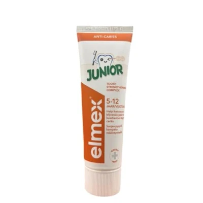 Afbeelding van elmex Junior Kindertandpasta 6 12 jaar 75ml