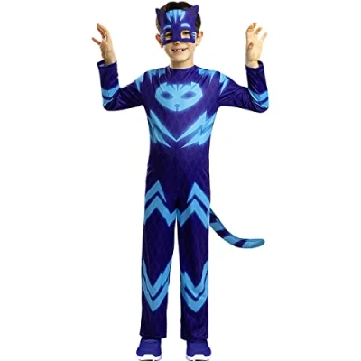 Afbeelding van FUNIDELIA PJ Masks Catboy kostuum voor jongens 7 9 jaar (134 146 cm)