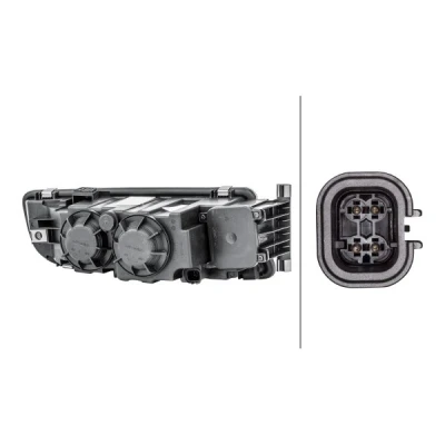 Afbeelding van Hella Mistlamp Man TGS/TGX 07 Links H4 1FP 354 986 011
