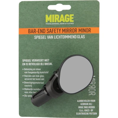Afbeelding van Mirage Fietsspiegel Bar end E bike Links Zwart