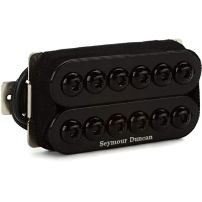 Afbeelding van Seymour Duncan SH 8 N BLK Invader zwart Neck Humbucker pickup voor gitaren