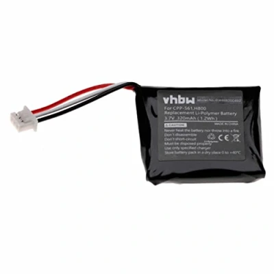 Afbeelding van vhbw Batterij compatibel met Logitech H800 hoofdtelefoon, draadloze hoofdtelefoon (320 mAh, 3,7 V, Li polymeer)
