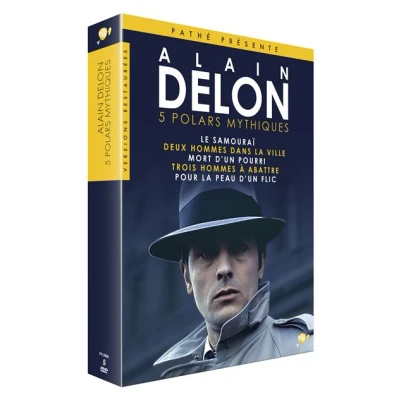 Image de Pathe Alain Delon : Le Samouraï + Deux Hommes Dans La Ville Mort D&#039;un Pourri Trois À Abattre Pour Peau Flic Dvd