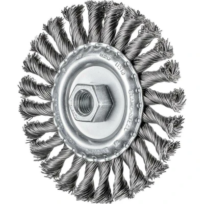 Afbeelding van PFERD 43312002 Ronde borstel getordeerd RBG Ø 115 x 12 mm M14 staaldraad 0,50 voor haakse slijpers 1 stuk(s)