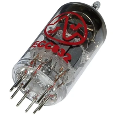 Afbeelding van 12DW7/ECC832 Elektronenbuis Dubbeltriode 100 V 0.5 mA Aantal polen: 9 Fitting: Noval 1 stuk(s)