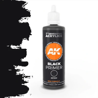 Afbeelding van Black Primer 3rd generation 100ml AK11242