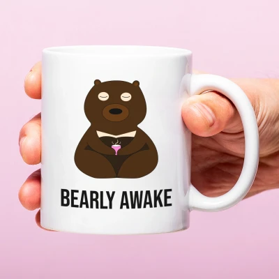 Afbeelding van Mok Bearly awake