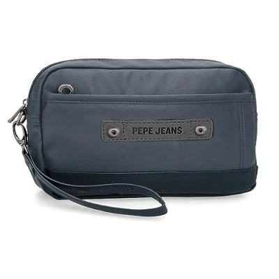 Afbeelding van Pepe Jeans Hatfield Schoudertas en toilettas, blauw/zwart, polyester, verschillende maten, Blauw, Handtas
