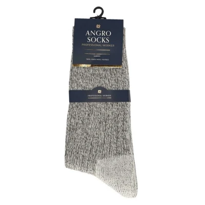 Afbeelding van Apollo Noorse Sokken Wol 3 Pack Grijs 39/42