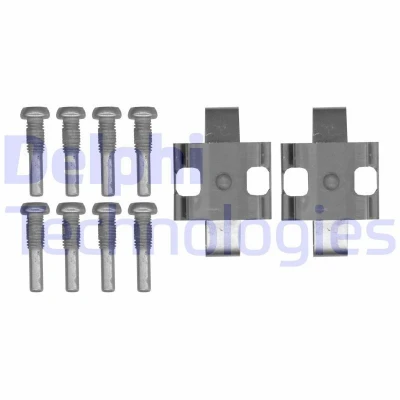 Afbeelding van DELPHI LX0543 Accessoireset, schijfremblok BMW: 3 Saloon, Touring, 1 Convertible, MINI: Hatchback
