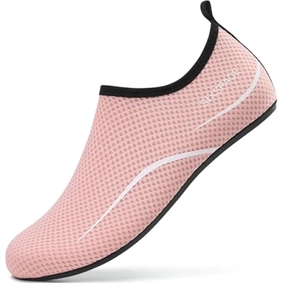Afbeelding van Sixspace Badschoenen voor dames en heren, waterschoenen, zwemschoenen, strandschoenen, blotevoetenschoenen, maat 34 47, 487, roze., 40 EU