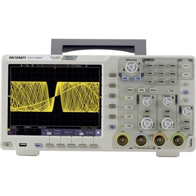 Afbeelding van VOLTCRAFT DSO 6084F Digitale oscilloscoop 80 MHz 4 kanaals 1 GSa/s 40000 kpts 8 Bit Digitaal geheugen (DSO), Functiegenerator stuk(s)