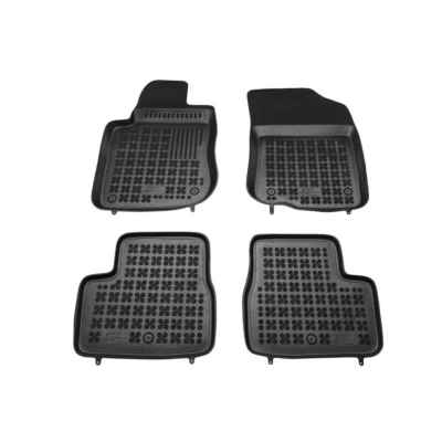 Afbeelding van REZAW PLAST 201310 Vloermatset Rubber voor en achter 4 Zwart Op maat gemaakt PEUGEOT: 208 I Hatchback, 2008 Estate