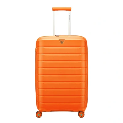 Afbeelding van Roncato B Flying Expandable Trolley 68 spot apricot orange Harde Koffer