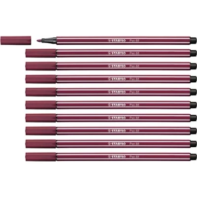 Image de STABILO Viltstift Pen 68/19 heide paars 10 stuks