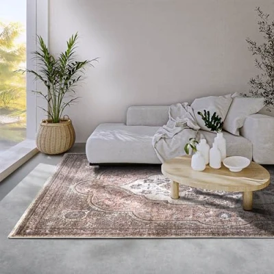 Afbeelding van Vloerkleed Renata Beige/Bruin 160 x 225 cm Dekbed Discounter.nl