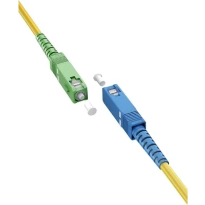 Afbeelding van Goobay Glasvezelkabel (FTTH), Singlemode (OS2) Yellow, Geel (Simplex), 15 m